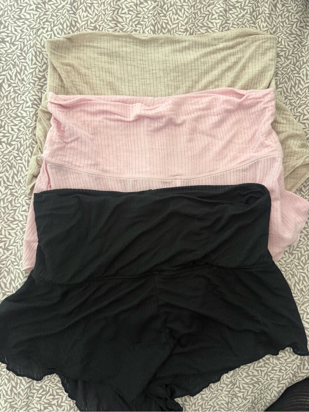 Negative Underwear whipped mini short SET of 3 all XS black, babe, sand colors - Picture 4 of 6